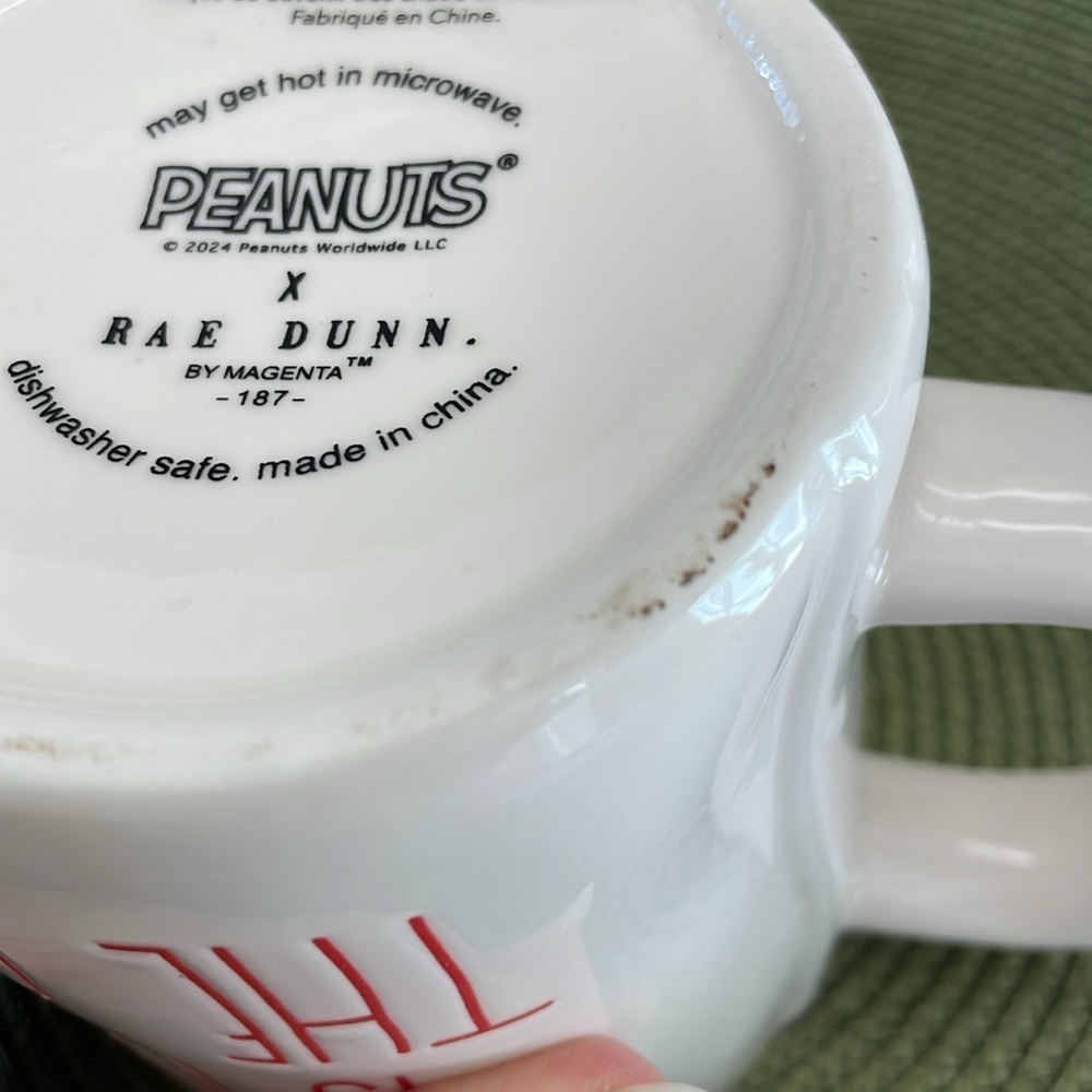 Rae Dunn x Peanuts | Love Is In The Air |Large Mug | Colab | By Magenta | 2024 - Picture 8 of 15